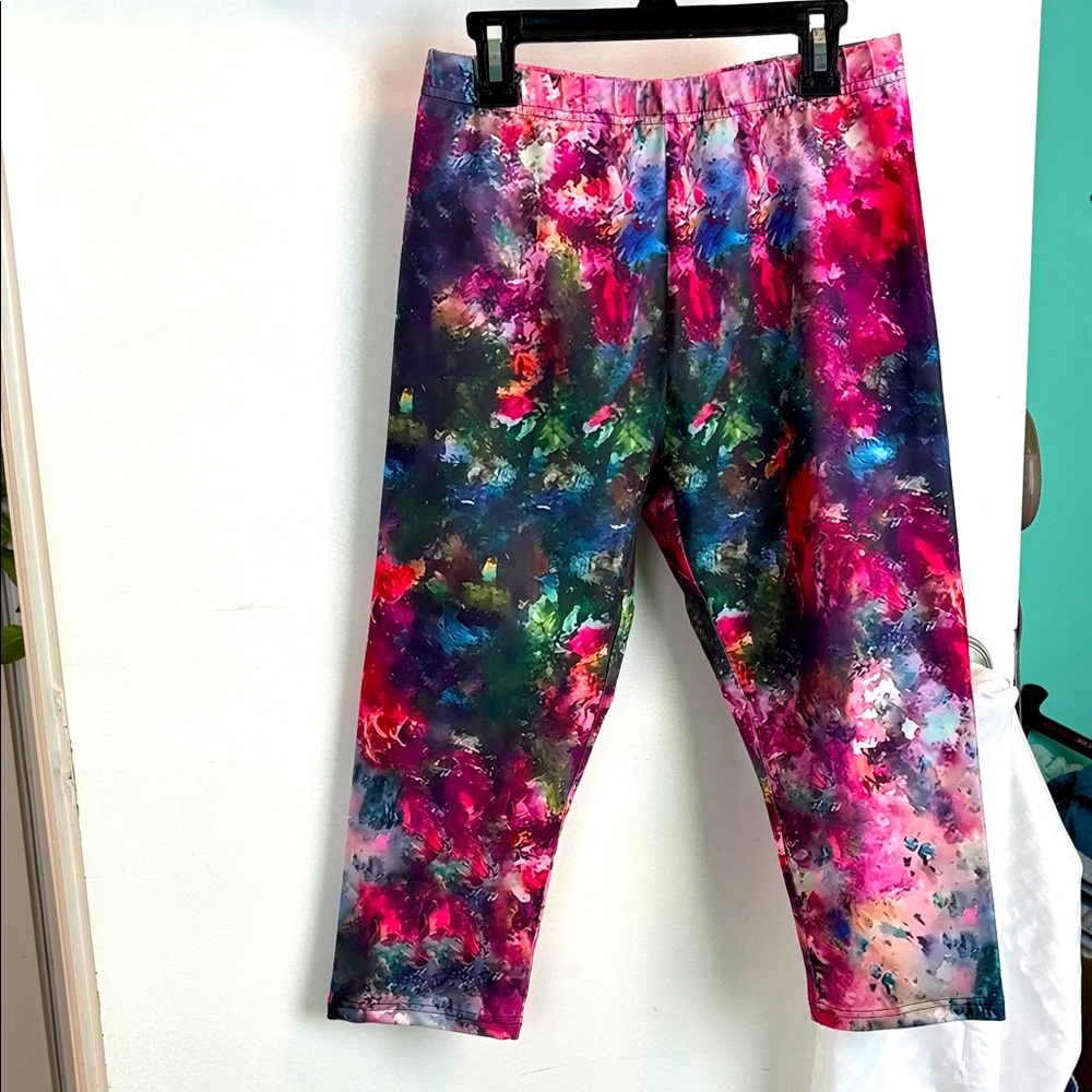Colorful Abstract Print Leggings